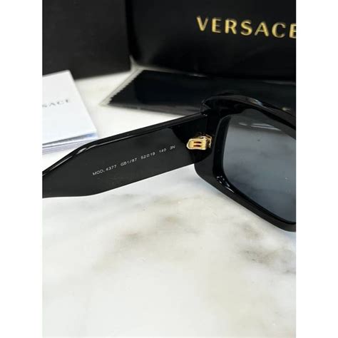 ve4377 versace|authentic black polarized Versace sunglasses.